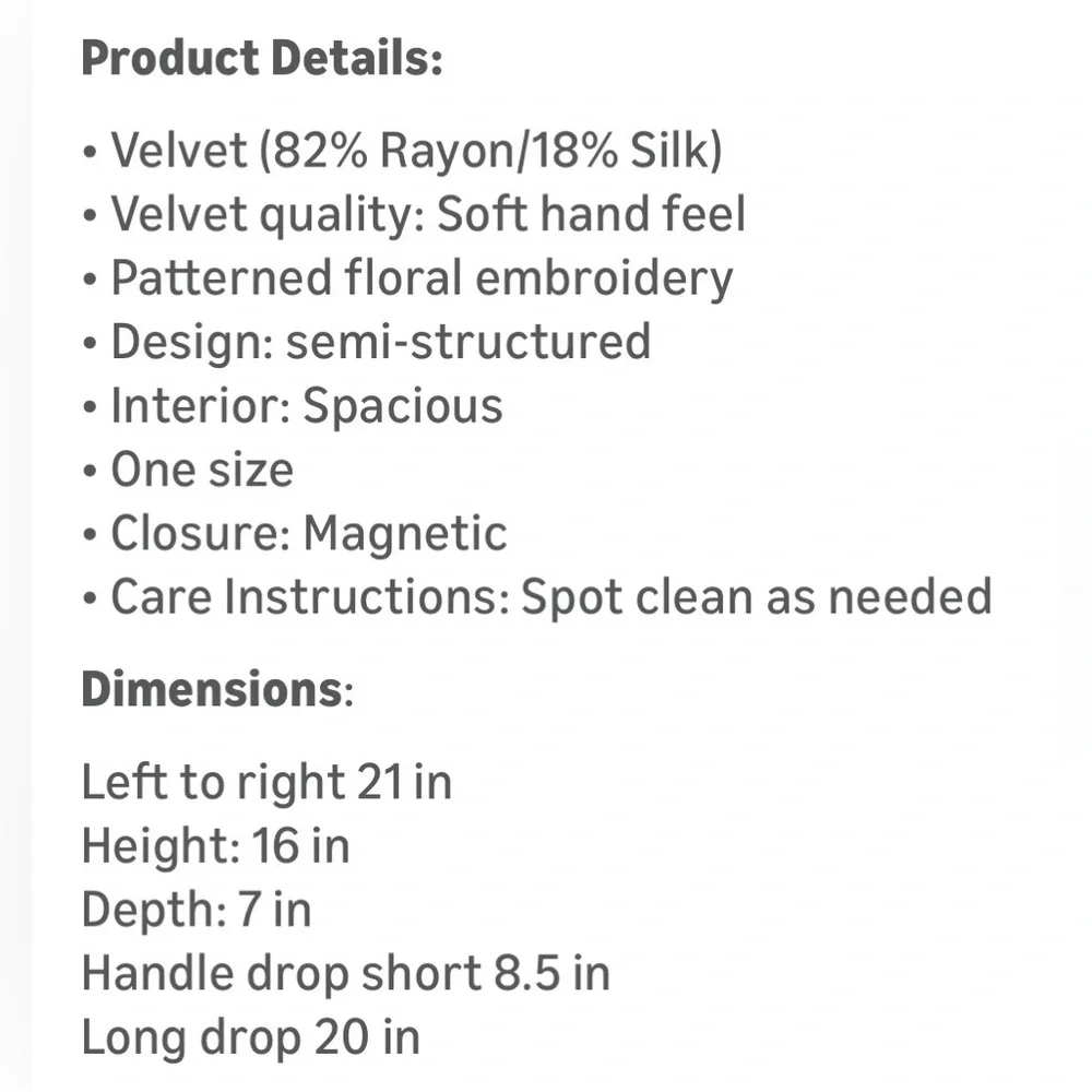 Johnny Was Othilia Elegant Black and Cream Embroidered Tote Bag - Picture 9 of 9